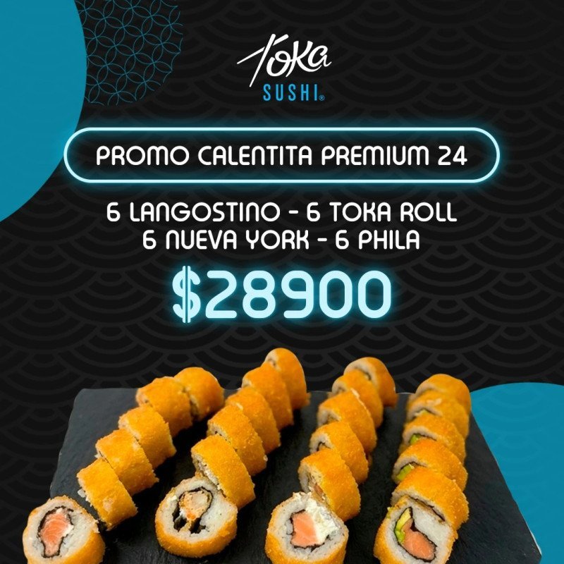 Promo premium calentita 24 piezas